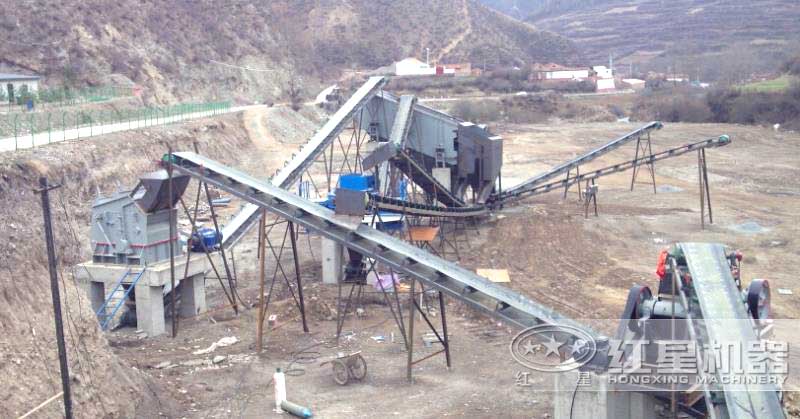 顎式破碎機+細鄂式破碎機+細碎機 顎式破碎機+細鄂式破碎機+細碎機