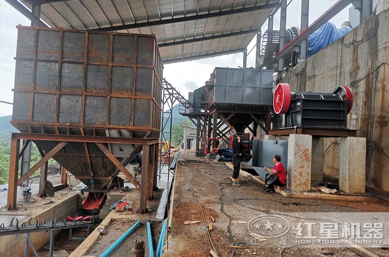 生產線安裝現場