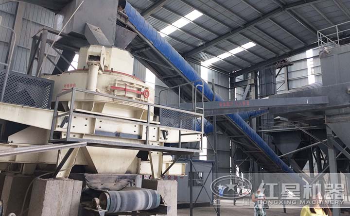 制砂現(xiàn)場圖