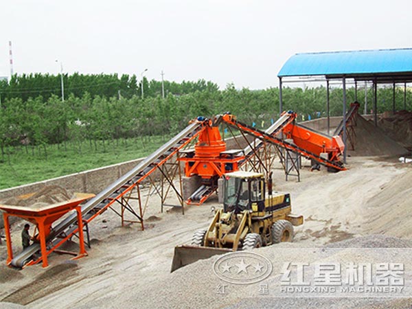 河南大型石頭打砂機生產(chǎn)現(xiàn)場